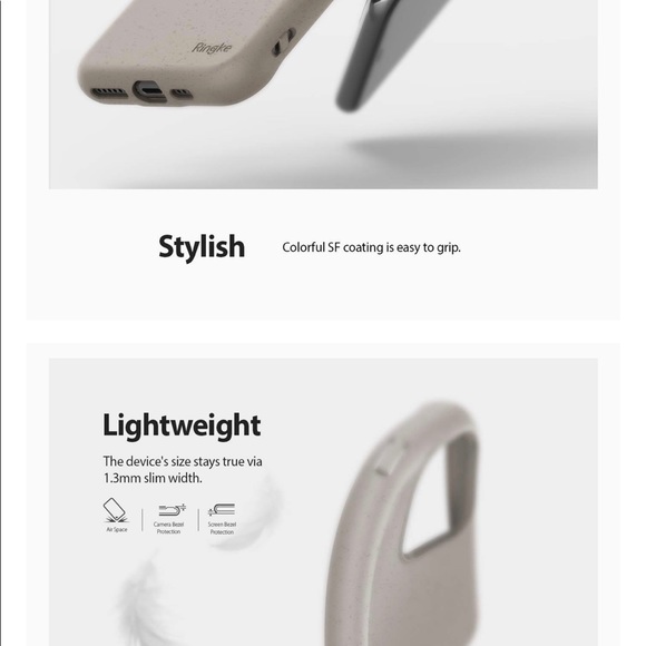 IPHONE 11 Pro Max Slim Case, SANDSTONE Ringke - Picture 6 of 8